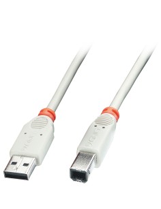Lindy 41924 cavo USB 3 m USB 2.0 USB A USB B Grigio