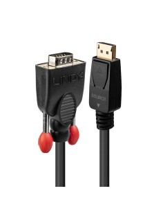 Lindy 41942 cavo e adattatore video 2 m VGA (D-Sub) DisplayPort Nero
