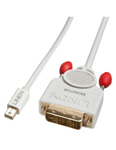 Lindy 41956 cavo e adattatore video 1 m DisplayPort DVI-D Bianco
