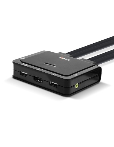 Lindy 42340 switch per keyboard-video-mouse (kvm) Nero