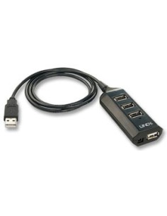 Lindy 42619 hub di interfaccia 480 Mbit s Nero