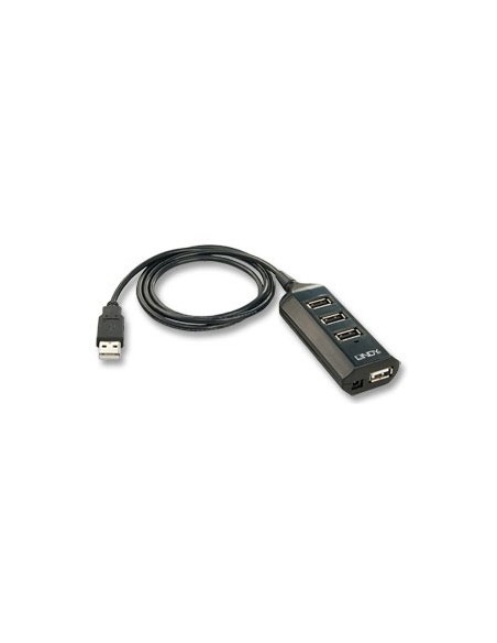 Lindy 42619 hub di interfaccia 480 Mbit s Nero Lindy 42619 hub di interfaccia 480 Mbit s Nero