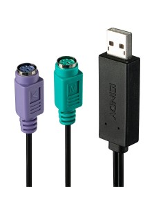 Lindy 42650 cavo PS 2 2x 6-p Mini-DIN USB A Nero 2