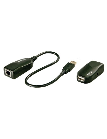 Lindy 42693 moltiplicatore di rete Ricevitore e trasmettitore di rete Nero