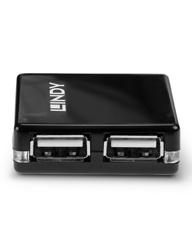 Lindy 42742 hub di interfaccia 480 Mbit s Nero