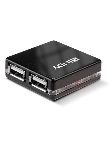 Lindy 42742 hub di interfaccia 480 Mbit s Nero