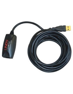 Lindy 5m USB Extension Cable, USB 2.0 cavo USB Nero