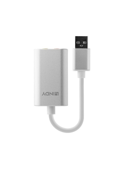 Lindy 42926 convertitore audio Argento, Bianco