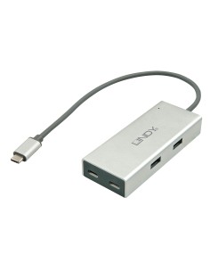 Lindy 43091 USB 2.0 Type-C 5000 Mbit s Argento