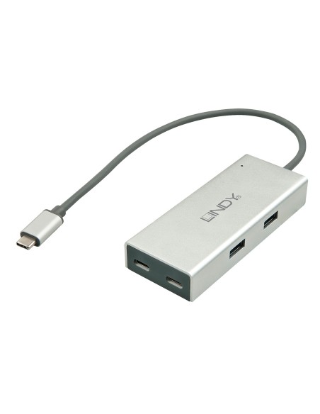 Lindy 43091 USB 2.0 Type-C 5000 Mbit s Argento