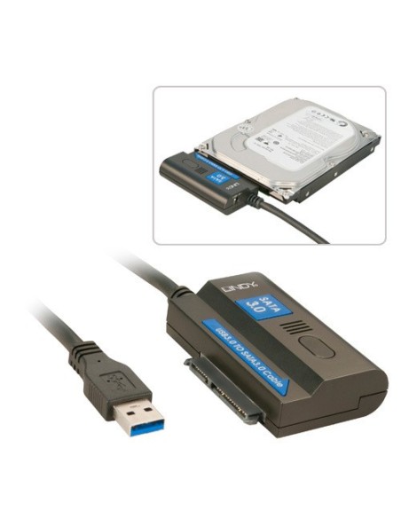 Lindy USB 3.0 SATA 3.0 Nero