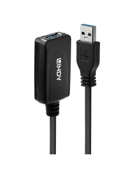 Lindy 43155 cavo USB 5 m USB 3.2 Gen 1 (3.1 Gen 1) USB A Nero