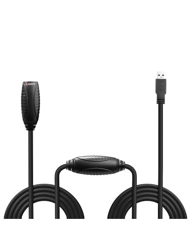 Lindy 43156 cavo USB 10 m USB 3.2 Gen 1 (3.1 Gen 1) USB A Nero