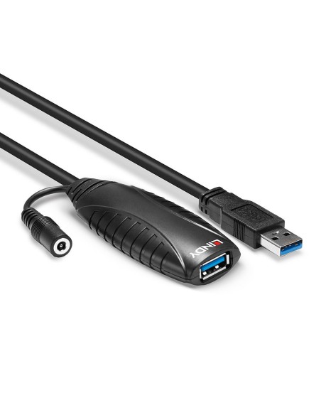 Lindy 43156 cavo USB 10 m USB 3.2 Gen 1 (3.1 Gen 1) USB A Nero
