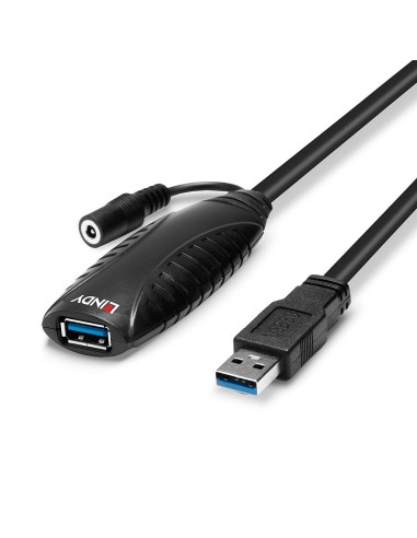 Lindy 43156 cavo USB 10 m USB 3.2 Gen 1 (3.1 Gen 1) USB A Nero