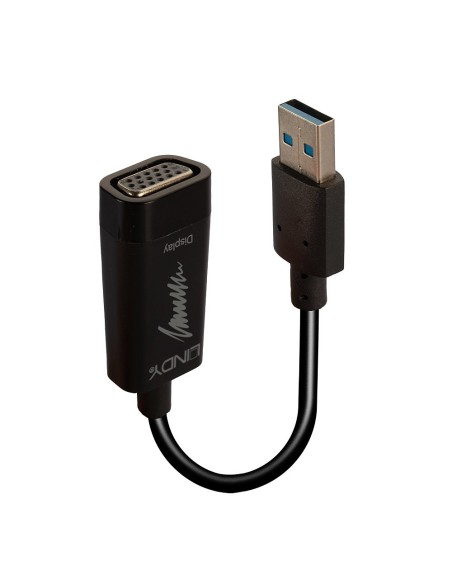 Lindy 43172 adattatore grafico USB Nero