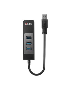 Lindy 43176 hub di interfaccia USB 3.2 Gen 1 (3.1 Gen 1) Type-A 5000 Mbit s Nero 2