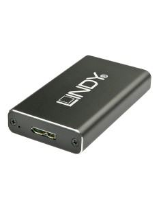Lindy 43186 contenitore di unità di archiviazione Box esterno SSD Nero