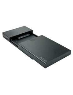 Lindy 43199 contenitore di unità di archiviazione Box esterno HDD SSD Nero 2.5" 2