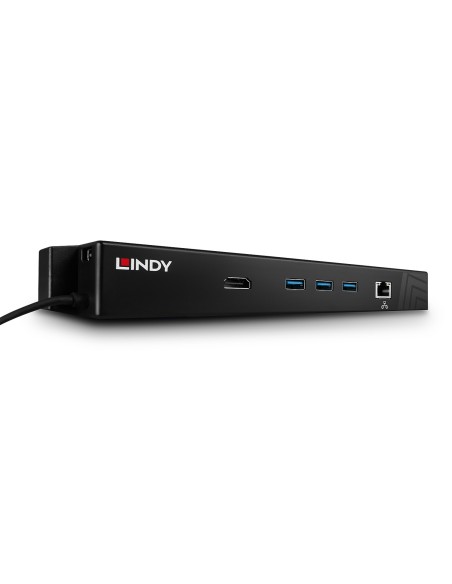 Lindy 43236 docking station per unità di archiviazione Nero