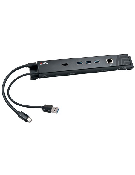 Lindy 43236 docking station per unità di archiviazione Nero
