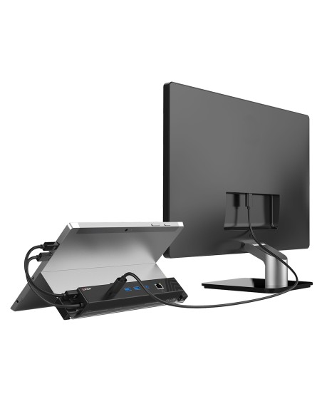 Lindy 43236 docking station per unità di archiviazione Nero