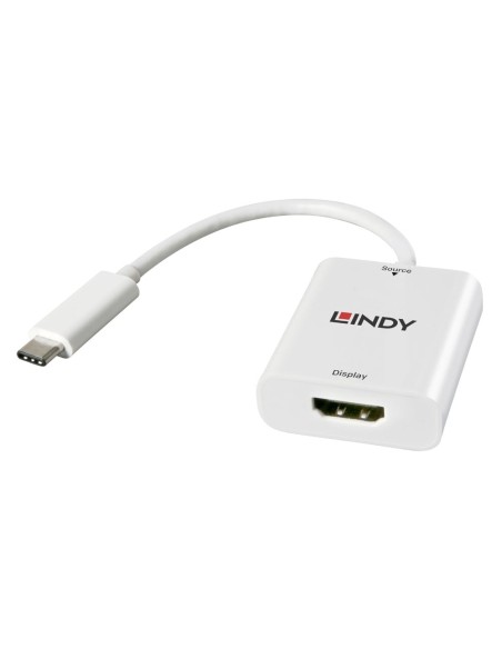 Lindy 43244 adattatore grafico USB 3840 x 2160 Pixel Bianco