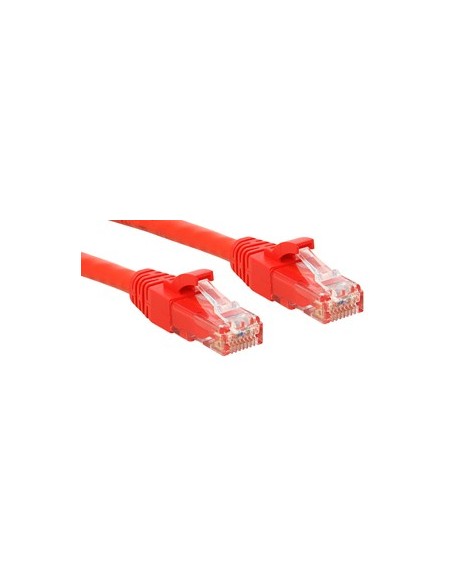Lindy Cat.6 UTP Premium Patch Cable, 0.3m cavo di rete Rosso 0,3 m