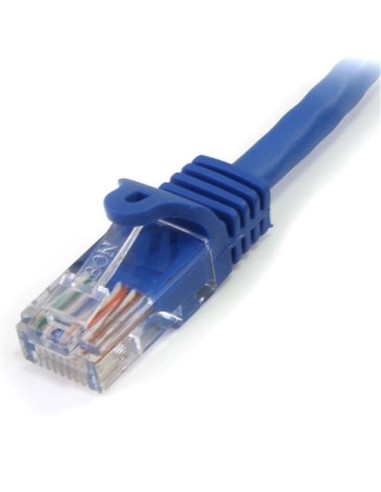 StarTech.com Cavo di rete CAT 5e - Cavo Patch Ethernet RJ45 UTP Blu da 1m antigroviglio