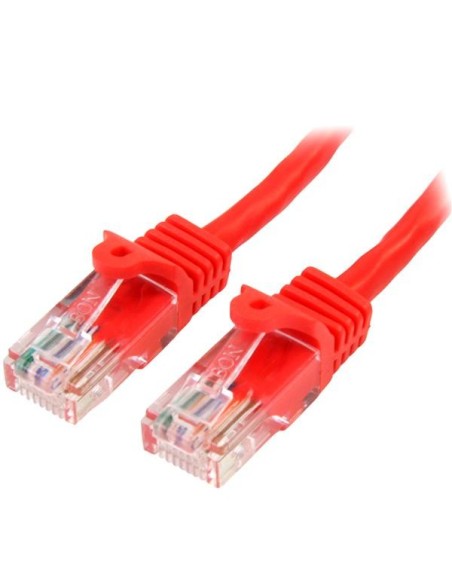 StarTech.com Cavo di rete CAT 5e - Cavo Patch Ethernet RJ45 UTP Rosso da 1m antigroviglio