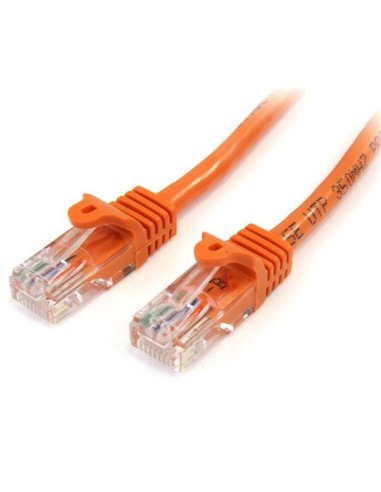 StarTech.com Cavo di rete CAT 5e - Cavo Patch Ethernet RJ45 UTP Arancio da 2m antigroviglio