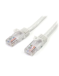 StarTech.com Cavo di rete CAT 5e - Cavo Patch Ethernet RJ45 UTP Bianco da 3m antigroviglio