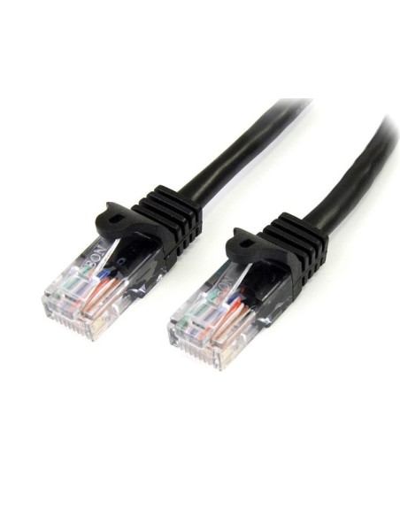 StarTech.com 45PAT5MBK cavo di rete Nero 5 m Cat5e U UTP (UTP)