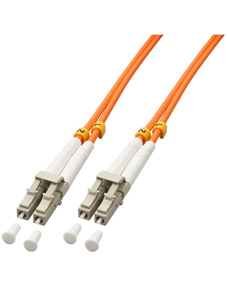 Lindy 5.0m OM2 LC Duplex cavo a fibre ottiche 5 m Arancione