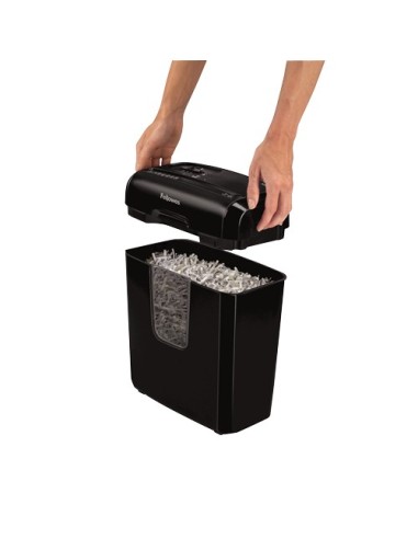 Fellowes Powershred 6C distruggi documenti Triturazione incrociata 22 cm Nero