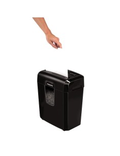 Fellowes 8Cd distruggi documenti Triturazione incrociata 22 cm Nero 2