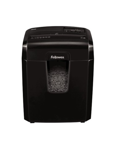 Fellowes Destructora 8Mc distruggi documenti Taglio a frammenti 22 cm Nero