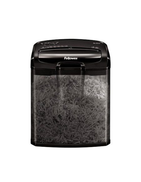 Fellowes M-7Cm distruggi documenti Taglio a particelle Nero