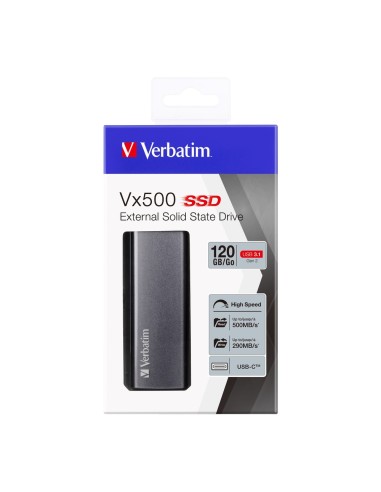 Verbatim SSD esterno Vx500 USB 3.1 Gen 2 120 GB