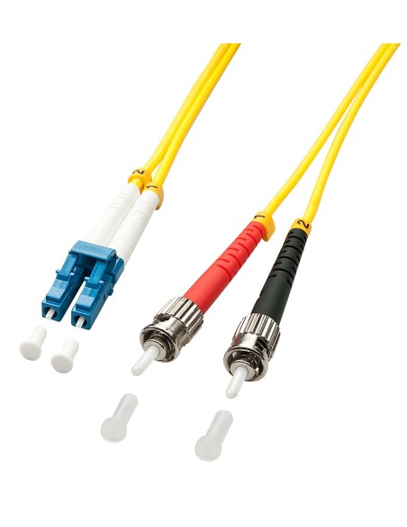 Lindy 3m LC ST cavo a fibre ottiche Giallo