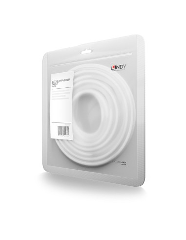 Lindy 47800 cavo di rete Bianco 20 m Cat6 S FTP (S-STP)