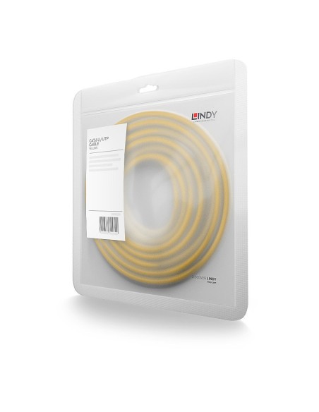 Lindy 48062 cavo di rete Giallo 1 m Cat6 U UTP (UTP)