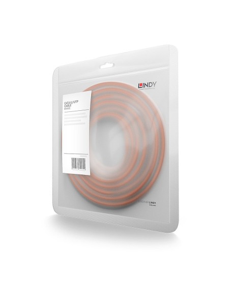 Lindy 48105 cavo di rete Arancione 0,3 m Cat6 U UTP (UTP)