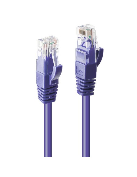 Lindy 48121 cavo di rete Viola 0,5 m Cat6 U UTP (UTP)