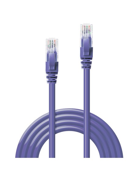 Lindy 48121 cavo di rete Viola 0,5 m Cat6 U UTP (UTP)