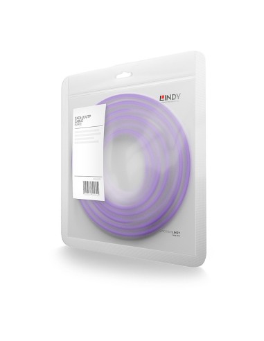 Lindy 48121 cavo di rete Viola 0,5 m Cat6 U UTP (UTP)