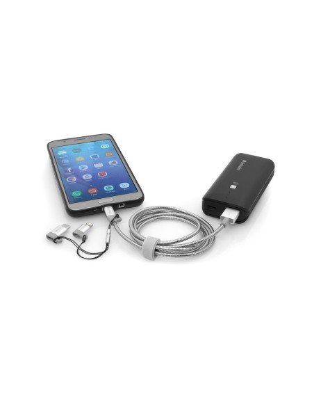 Verbatim 48870 cavo USB 1 m USB A Micro-USB B Alluminio, Grigio