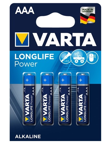 Varta Longlife Power AAA Batteria monouso Mini Stilo AAA Alcalino