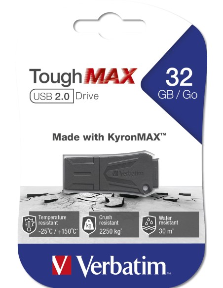 Verbatim ToughMAX - Memoria USB 32 GB - Nero