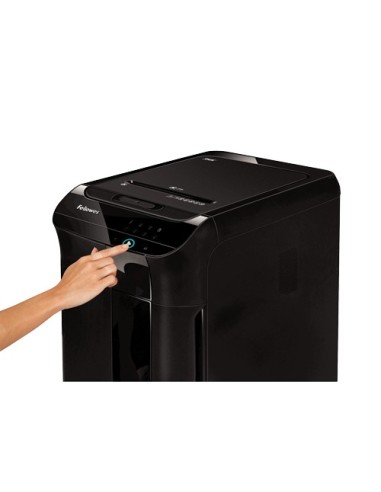 Fellowes AutoMax 350C distruggi documenti Triturazione incrociata 23 cm Nero